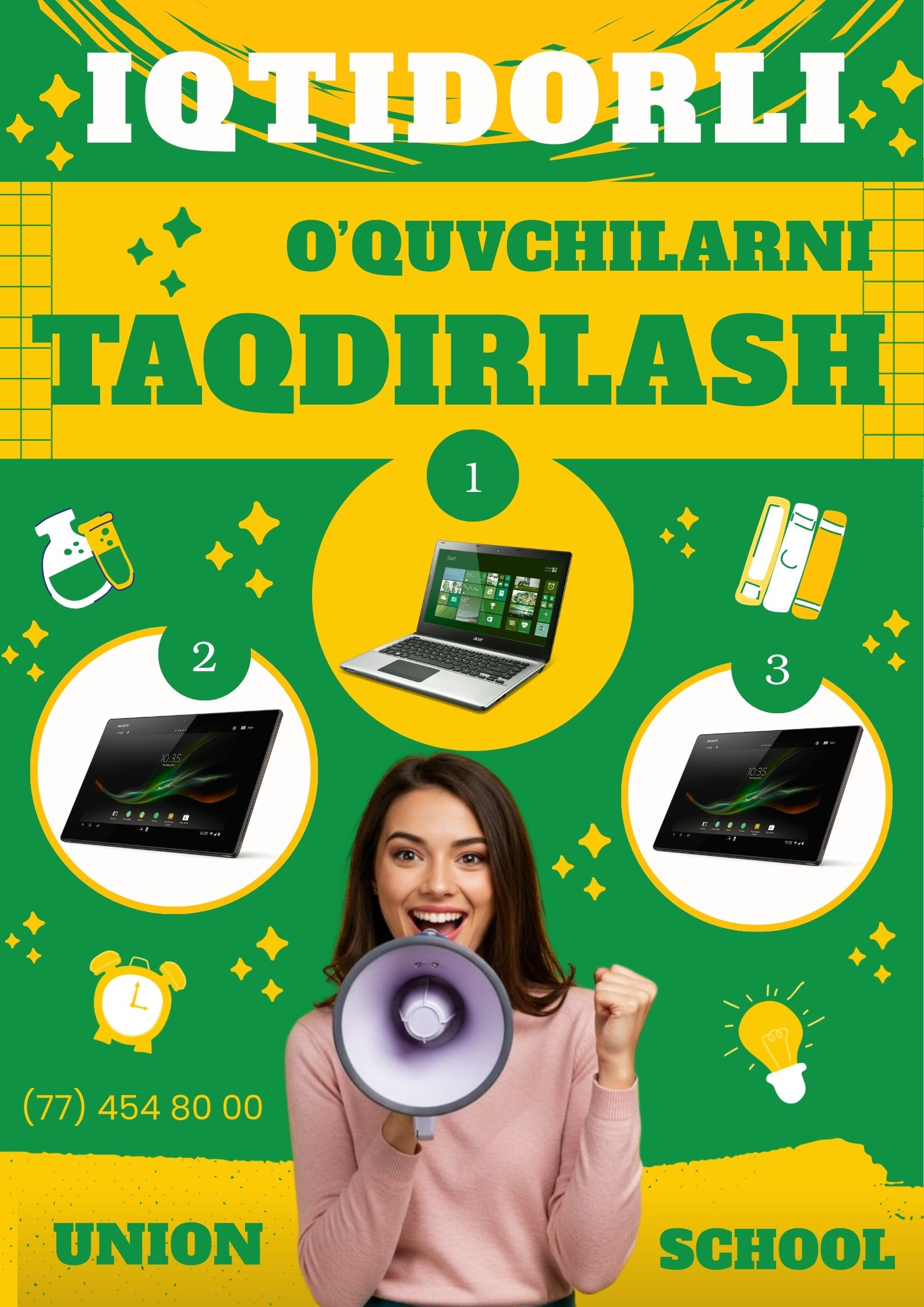 Iqtidorli o‘quvchilarni taqdirlash